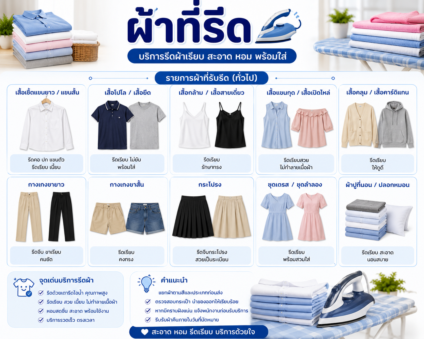 ซัก + รีด